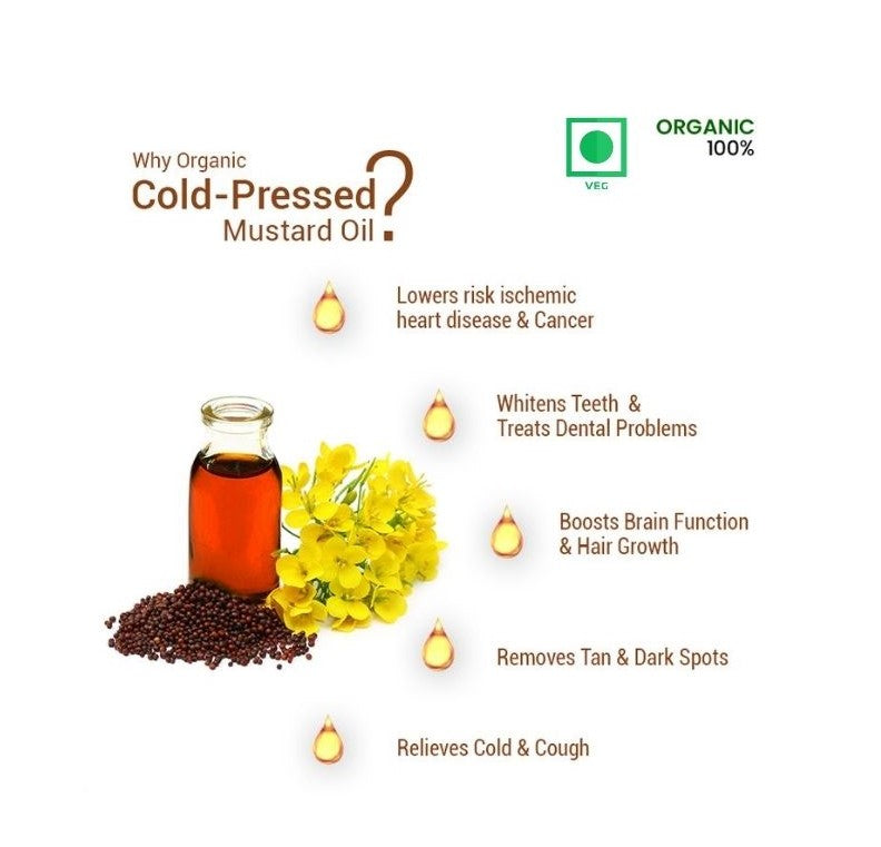 Cold Pressed Yellow Mustard Oil in Reusable Steel Can