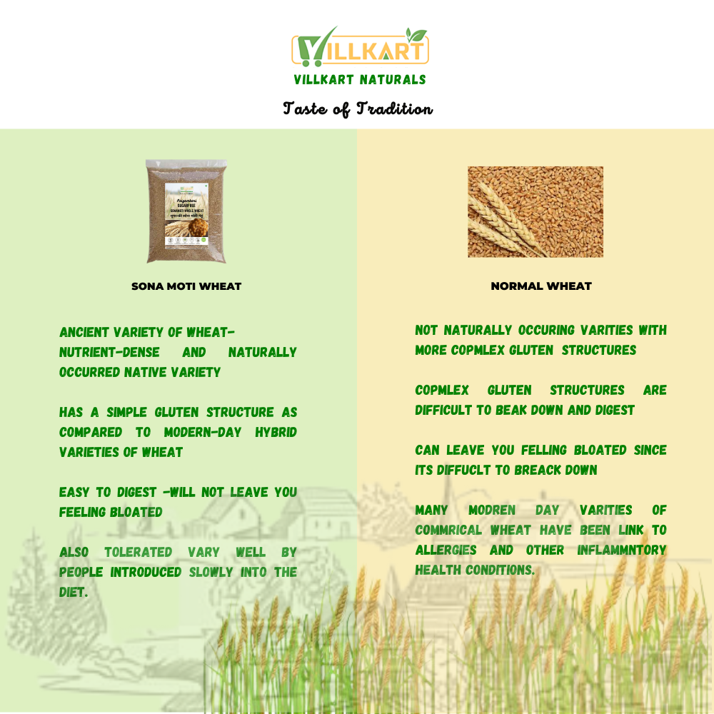 Sona Moti Sugar-Free Whole Wheat (Naturally Grown)