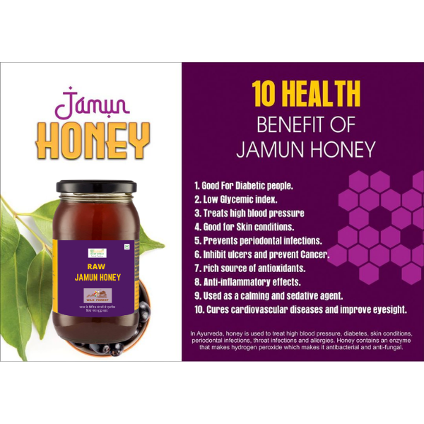 Raw Jamun Honey | 100% Pure Raw and Unprocessed Honey