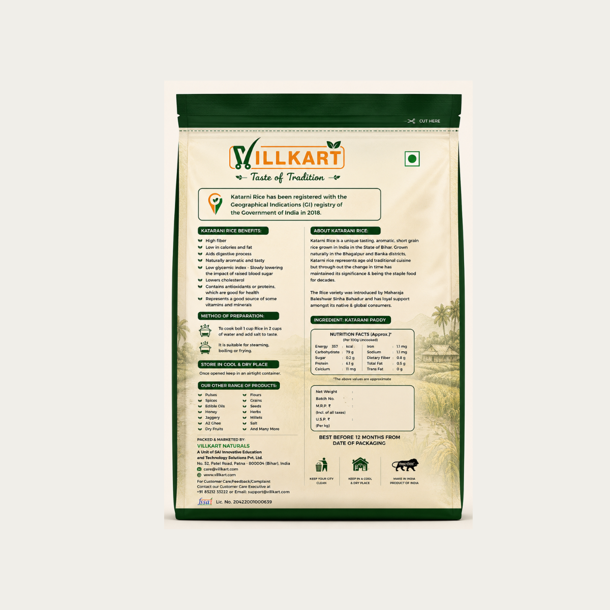 Premium Bhagalpuri Katarni Rice | Big Pack