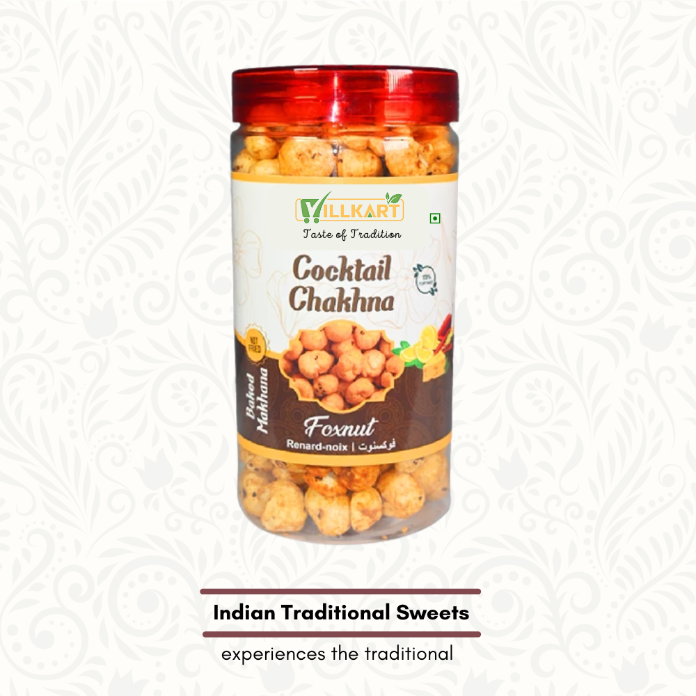 Cocktail Chakhna - VILLKART Roasted & Flavored Makhana/Lotus Seeds/Phool Makhana/Foxnut - Combo