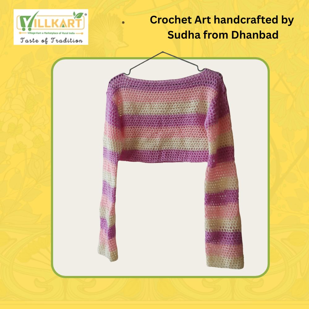 Handmade Crochet Cropped Top – Boho Chic &amp; Summer-Ready