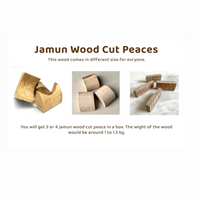 Jamun Wood Tank Purifier - Natural Water Cleaner for Diabetics, Algae & Germ Control