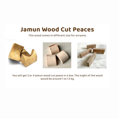 Jamun Wood Tank Purifier - Natural Water Cleaner for Diabetics, Algae & Germ Control