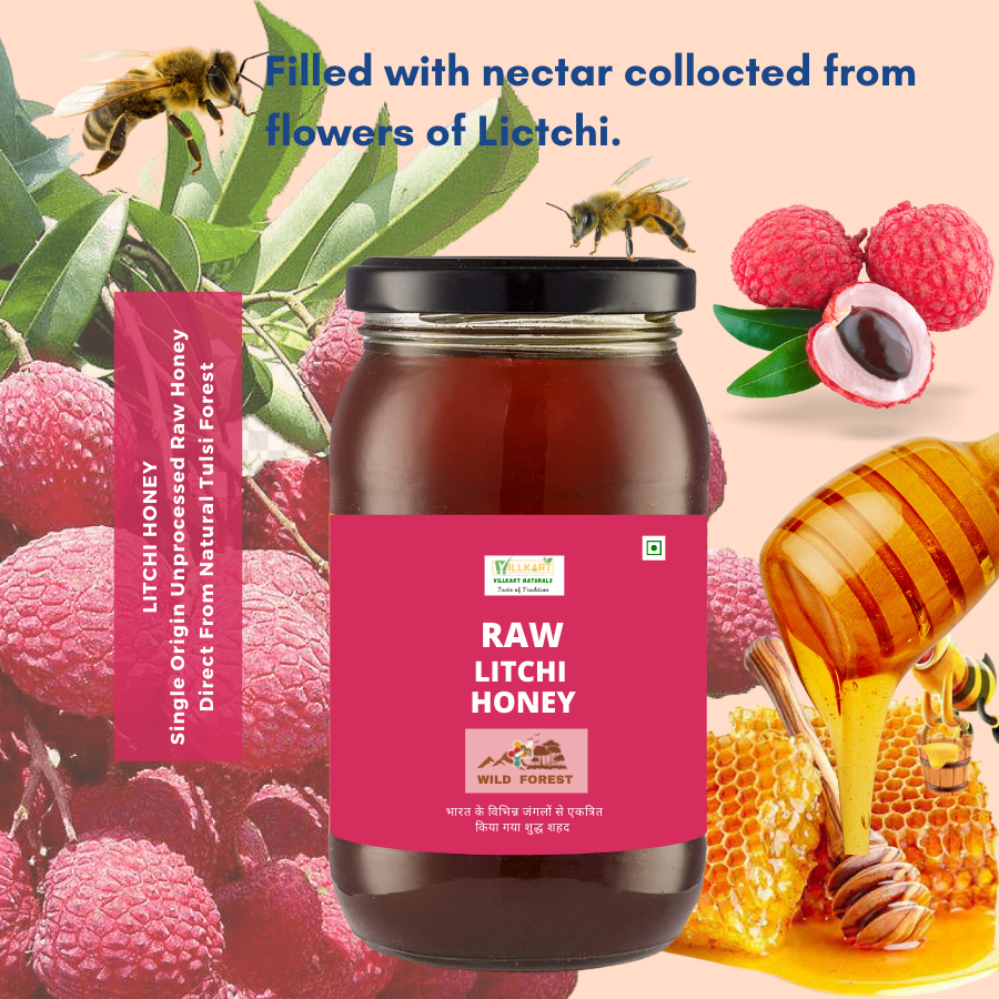 Raw Litchi Honey | 100% Pure Raw and Unprocessed Honey