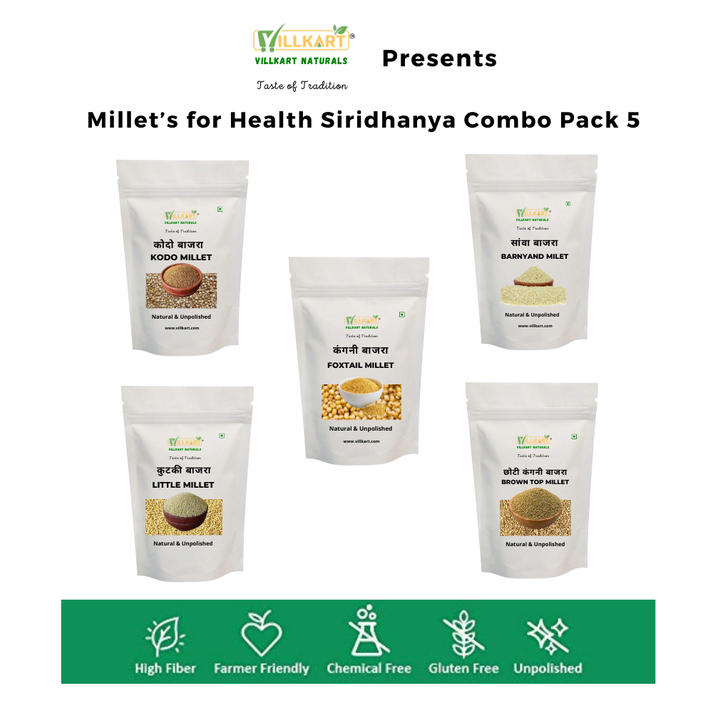 Millet's for Health Siridhanya Combo Pack 5