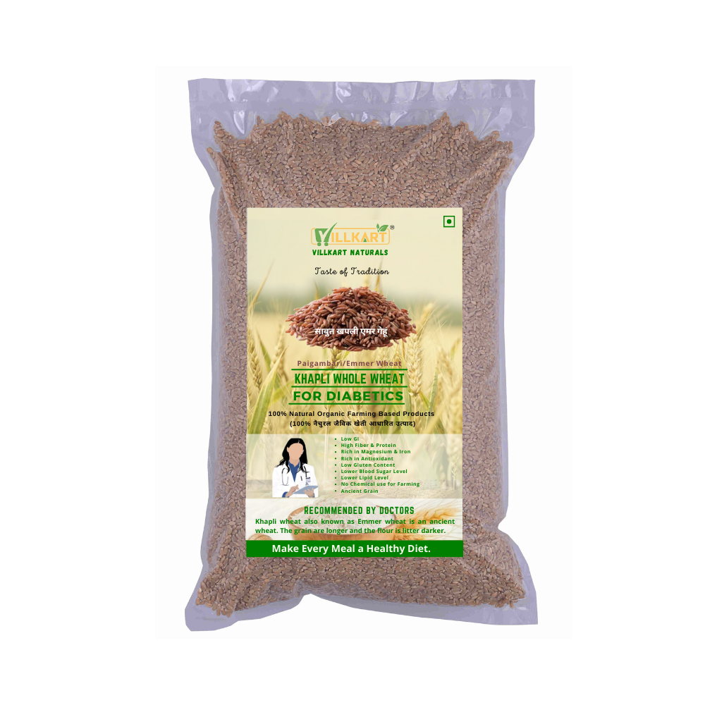 Khapli Whole Wheat (Naturally Grown)