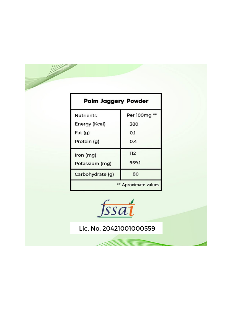 Natural Palm Jaggery Powder