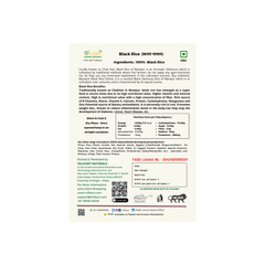 Black Rice [Highest Soluble Dietary High Fiber Rice with High Protein, Low Glycemic Index (GI)]