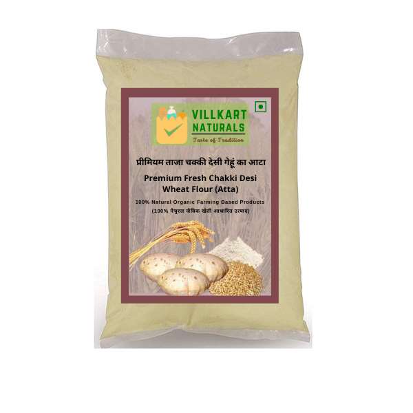 Premium Fresh Chakki Desi Wheat Flour (Atta)
