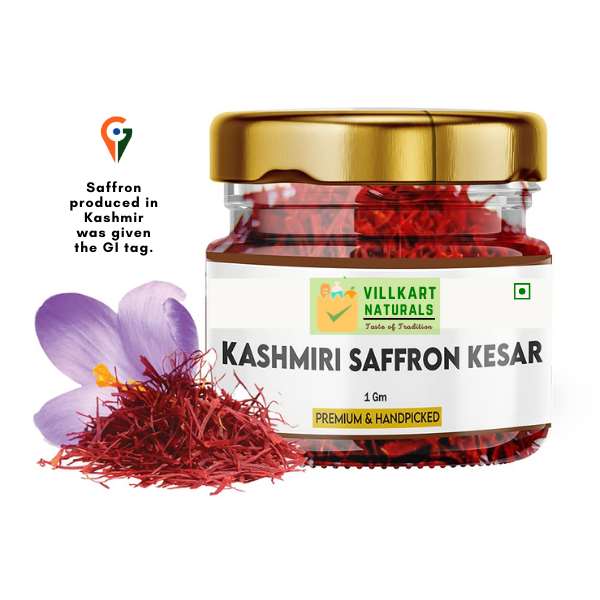 Kashmiri Saffron (GI Tag) - 1g