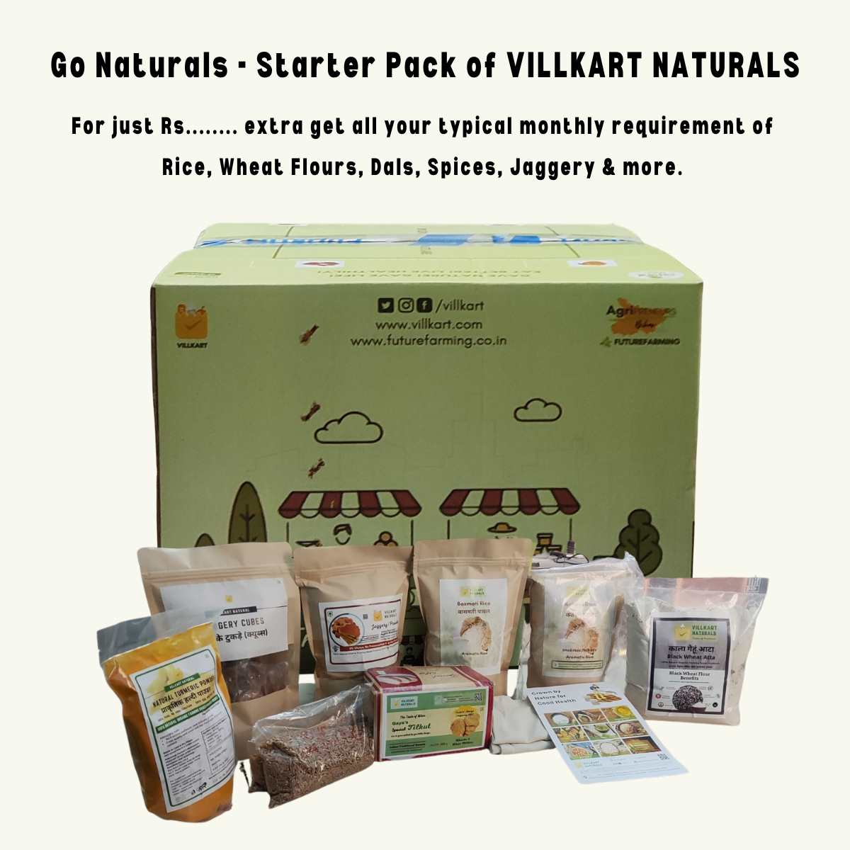 Go Naturals - Starter Pack of VILLKART NATURALS